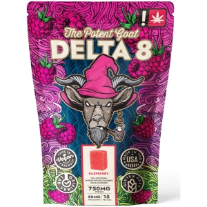 THE POTENT GOAT DELTA 8 Raspberry - THE PLUG DISTRIBUTION