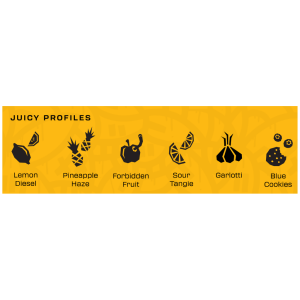 Juicy Profiles - Quad Blend Carts - The Plug Distribution