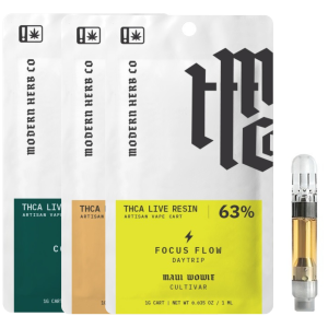 Modern Herb Co. - Live Resin _ THCA _ Uncut _ 1G Carts - The Plug Distribution