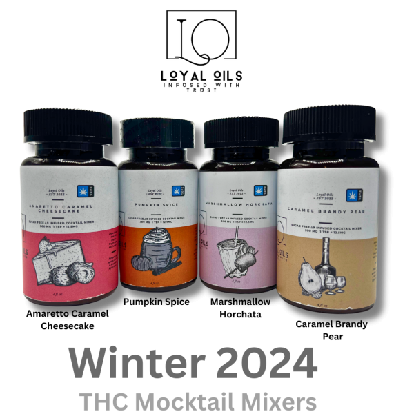 Loyal Oils - Winter Mocktail THC Syrups - The Plug Distribution