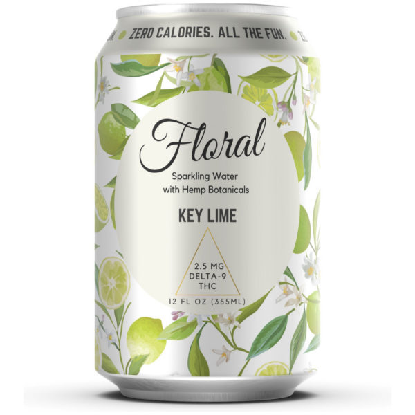 Floral - THC Seltzer - Key Lime - The Plug Distribution