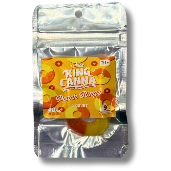 King Canna - Peach Rings - 2 count - The Plug Distribution