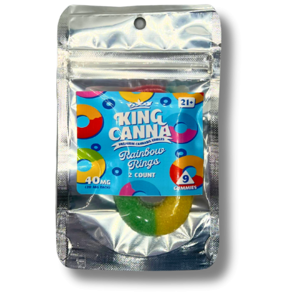 King Canna - Rainbow Rings - 2 count - The Plug Distribution