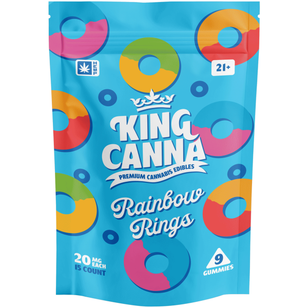 King Canna-Rainbow-Rings-15 count - The Plug Distribution