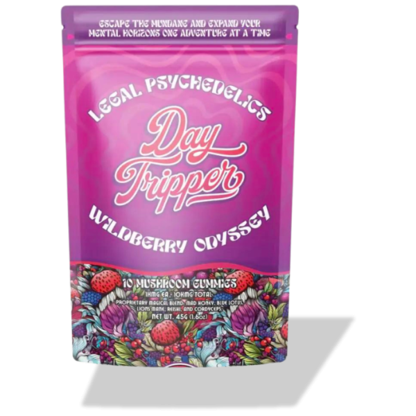 Day Tripper - Legal Psychedelics - Wildberry Odyssey - Mushroom Gummies - The Plug Distribution