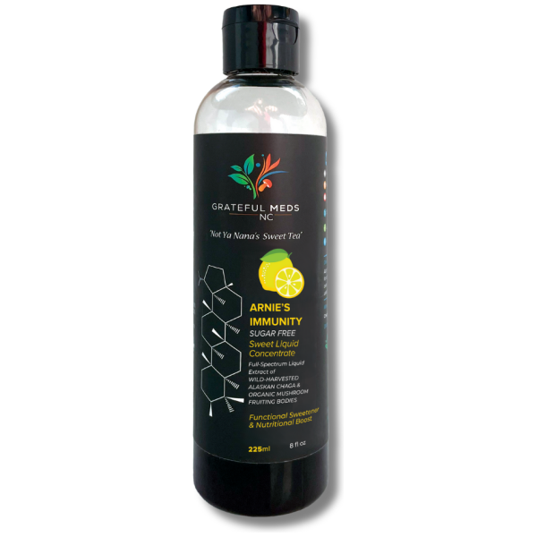 Grateful Meds Not Ya Nana's Sweet Tea Liquid Concentrate Arnie's Immunity 225ml - The Plug Distribution
