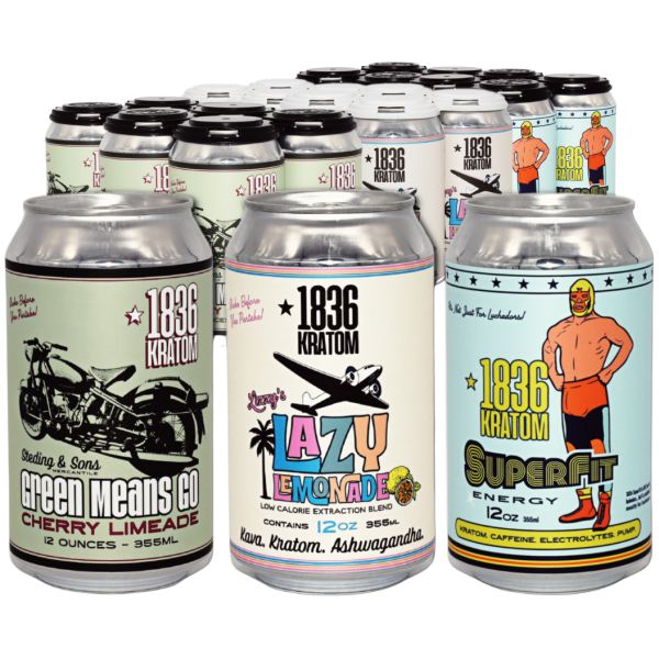 1836 Refreshing Beverage Line – 12oz Cans – CASE OF 24 - The Plug Distribution