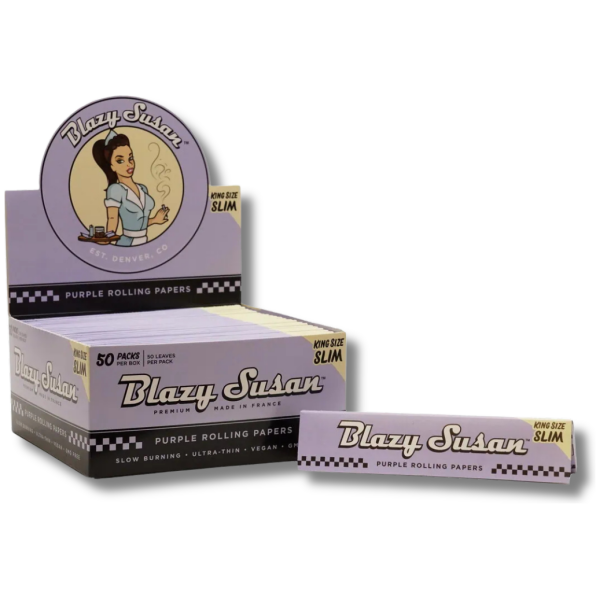 Blazy Susan | Pink Rolling Papers | King Size | Slim2- The Plug Distribution