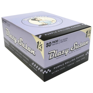Blazy Susan | Purple Rolling Papers | 1 1/4 | 50pk- The Plug Distribution