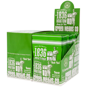 Steding & Sons _ 1836 Kratom _ 1oz Powdered Leaf - Green Means Go - The Plug Distribution