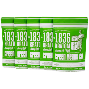Steding & Sons _ 1836 Kratom _ 4oz Powdered Leaf _ Green Means Go - The Plug Distribution