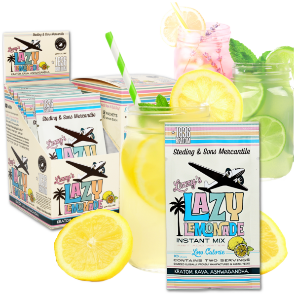 Steding & Sons _ 1836 Kratom _ Instant Drink Mix - Lazy Lemonade - The Plug Distribution