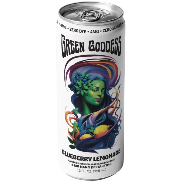 Green Goddess Zero Sugar 4mg Blueberry Lemonade