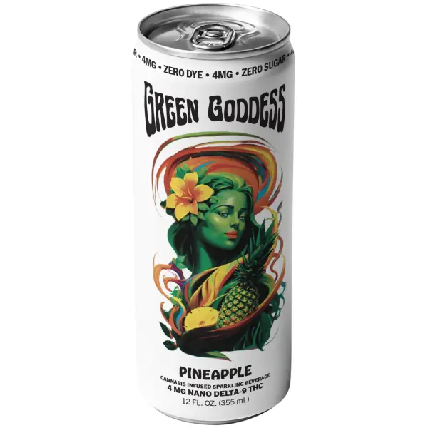 Green Goddess Zero Sugar 4mg Pineapple