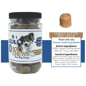 Suzie’s Pet | CBD Treats | 6mg | Soft Chews for Big Dogs |