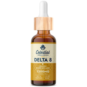 Celestial Wellness | Tincture | Delta 8 | 1200mg | Lemon Cheesecake