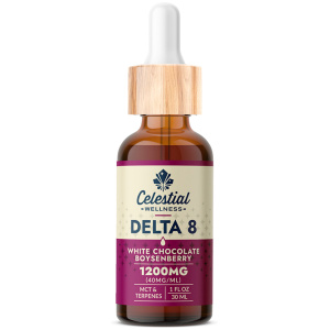 Celestial Wellness | Tincture | Delta 8 | 1200mg | White Chocolate Boysenberry