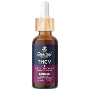 Celestial Wellness | Tincture | THCV | 600 Mg | White Chocolate Boysenberry
